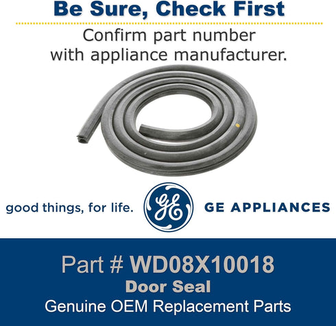 GE WD08X10018 Genuine OEM Tub Gasket for GE Dishwashers...