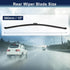 X AUTOHAUX 380mm 15" Rear Window Windshield Wiper Blade for Ford Edge 2016-2021 for Volvo XC90 2007-2012 for XC60 2010-2011 for BMW X5 E70 2007-20...