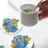 4 Pcs Diamond Art Painting Creative Coasters DIY Animal Bluebird Diamond Art Coasters Diamond Painting Kits Diamond Non Slip Coaster for Beginners...