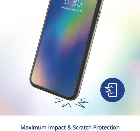 max Protection HD Screen Protection - 2 Pack - Tempered Glass Screen Protector - Made for Apple iPhone 12 Pro Max (6.7") - Case Friendly", clear...