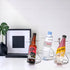 4 Packs Countertop Wine Rack, Silver Metal Small Wine Holder, Floating Wine Bottle Holder for Wine Bottle Storage, Cabinet, Pantry, Unique Tableto...