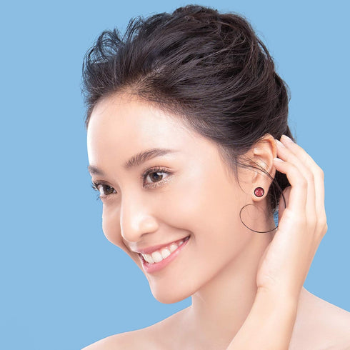 220 Pieces Round Clear Glass Cabochons Transparent Glass Dome Tiles Flat Back Glass Cabochon for DIY Crafts, Necklace Pendant, Jewelry Making (8 m...