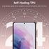 bersem [2+2 Pack Privacy Screen Protector for Samsung Galaxy S21 Plus, 6.7 Inch with Tempered Glass Camera Lens Protector, Anti-Spy Flexible TPU F...