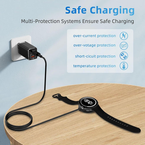 Compatible for Google Pixel Watch 2 Charger Replacement USB C Charging Cable Dock Stand for Pixel Watch 2 Smartwatch...