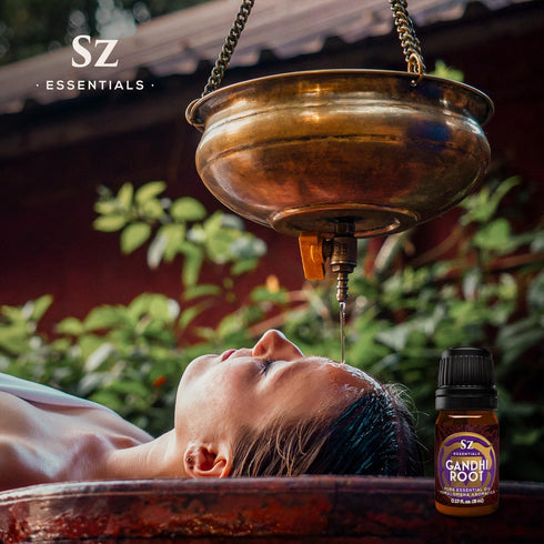 Gandhi Root Essential Oil, 100% Pure Sugandh Mantri Oil, Steam Distilled from Homalomena Aromatica - Sweet & Woody Scent w/Earthy Overtones - Ther...