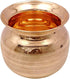 Indian Pure Copper Lota Prayer Temple Pooja Kalash Item Hindu Water Storage Pot...