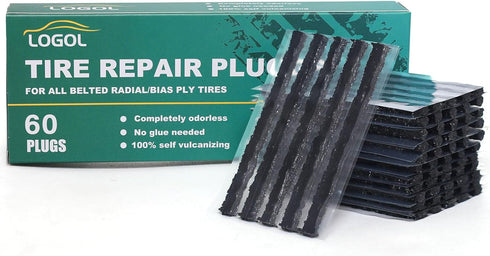 Tire Plugs Heavy Duty (4", 60pcs), Automotive Tool Tire Repair Plugs for Tubeless Off-Road Tires Car, ATV, UTV, Jeep, Mower.etc.....