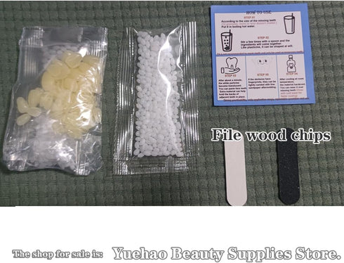 VEZE Tooth Repair Kit-Thermal Fitting Beads Granules and Fake Teeth for Temporary Fixing Missing and Broken Tooth, Moldable Fake Teeth and Thermal...