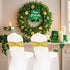 Eternal Beauty Set of 10 Sequin Chair Bows Sashes Gold Chair Sashes for Wedding Party Decorations...