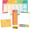 Bright Motivational Sticky Note Ensemble Set / 5 Notepad Set - 50 Sheets Per Pad/Modern and Sassy Repositionable Notepad Desk Set...