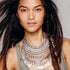 LUREME Boho Coin Statement Necklace for Women, Collar Choker Long Tassel Ethnic Gypsy Chunky Necklace (nl006294)...