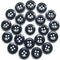 Industrial Shirt Buttons (Fits Carhartt, Dickies, Red Kap Work Shirts) Class A, B, C, Workshop Commercial Industrial Strength Buttons Measuring 13...