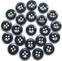 Industrial Shirt Buttons (Fits Carhartt, Dickies, Red Kap Work Shirts) Class A, B, C, Workshop Commercial Industrial Strength Buttons Measuring 13...