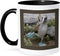 3dRose (mug_86141_4) Ecuador Galapagos Islands Blue-footed Booby - SA07 CMI0902 - Cindy Miller Hopkins - Two Tone Black Mug, 11oz...