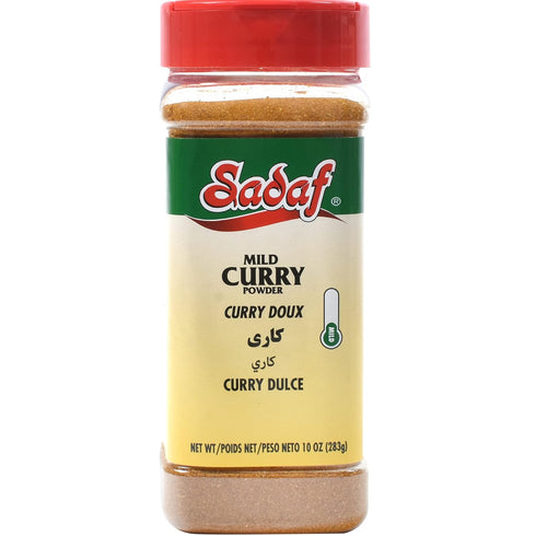 Sadaf Curry Powder Mild -Curry powder seasoning spice medium | Kosher-10 oz Bottle with Shaker Top...