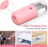 LIFKOME Hand Held Humidifier Portable Humidifier Pink Humidifier Diffuser Face Mister for Home Office Travel...