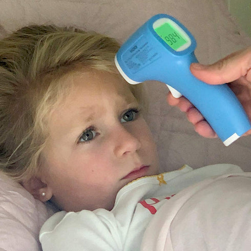 Vicks Non-Contact Infrared Thermometer for Forehead, Food and Bath – Fast, Reliable, and Clinically Proven Accuracy for Adults, Babies, Toddlers a...