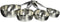 Amco Advanced Performance Measuring Cups - Essential Baking Tools, Multisizes, Silver, Heavy-Gauge Stainless Steel, Ergonomic Design, Space-Saving...