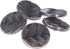 ABS 5pcs Metal Plated Shank Button - Diagonal Textured and Smooth Basket Weave Design - 48L(30mm) - Antique Nickel...