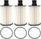 3X LR011279 Oil Filter Compatible with Land Rover LR4 Range Rover Sport Velar 3.0L 2995CC V6 5.0L 4999CC 5000CC V8 Engine C2D3670 8W93-6A692-AC...