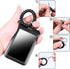 Wrist Coil ID Badge Holder with Card Strap & Key Ring?Plastic Stretchable Spring Spiral Wristband Keychain?Wristlet Cruise Ship Cards Holder,for G...