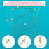 280PCS Beading Hoop Earrings for Jewelry Making Beading Earring Findings Beading Earring Component Accessories 100PCS Beading Earring Hooks Silico...