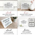 4x6 Inch Please Do Not Cut Directly on Countertop, Designer Sign ~ Ready to Stick, Lean or Frame (White)...