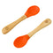 bamboo bamboo ® Baby Feeding Spoons with Soft Curved Silicone Tips for Toddlers and Infants...