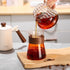 Bincoo Pour Over Coffee Maker Holds 4 Cups, 16.9oz Coffee Dripper Borosilicate Glass Coffee Carafe Brewer,Permanent Resuable Removable Coffee Serv...