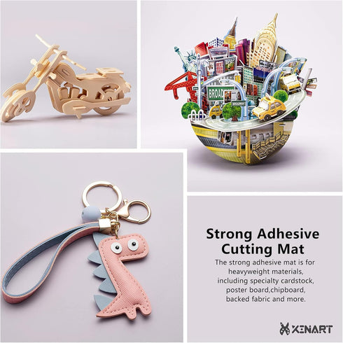 Cutting Mats for Cricut Maker 3,Explore 3,Maker,air 2,12x12 inch Standard+Light+Strong Grip 3 Mats Xinart 12x12" Variety Adhesive Replacement Cut ...