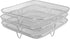 Air Fryer Rack, Three Stackable Dehydrator Racks for for, for Instant Vortex, for Nuwave, Stainless Steel Air Fryer Accessories for Ovens, Microwa...