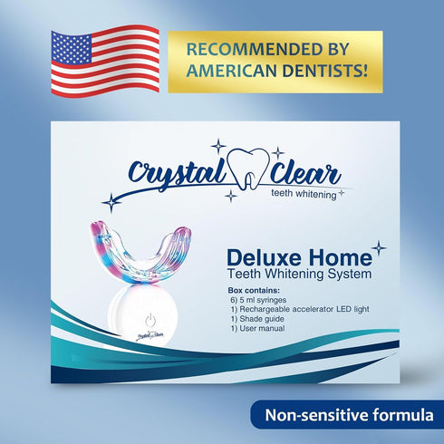 Kit, 10 Mins Express Results Teeth Whitening 35% CP Gel with Rechargeable LED Light, USA Dentists Recommended...