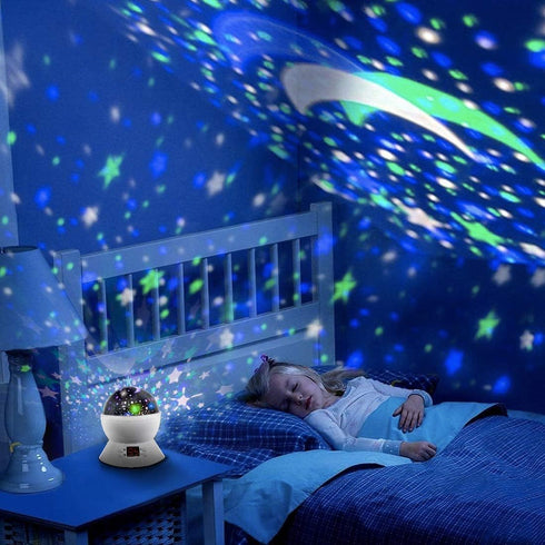 MOKOQI Star Night Light Projector for Kids with Timer - Glow in The Dark Stars and Moon, Best Gift for 1-14 Years Old...