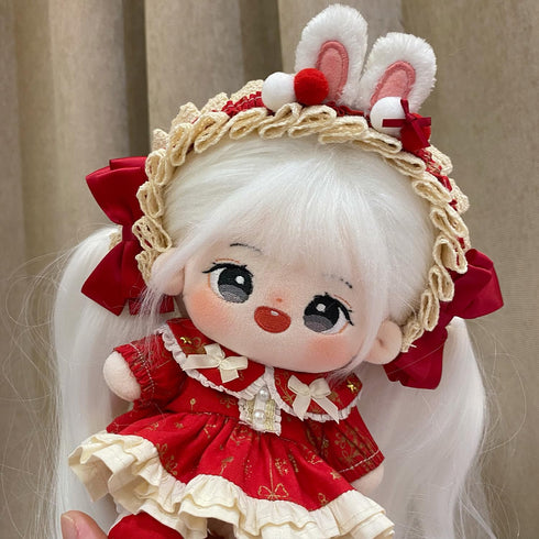 Plush Doll Clothing Anime Character Costumes Adorable 20cm Plush Doll Clothing Set Anime Plush Doll Suitable for Plush Toys Gift for Girl (for 8in...