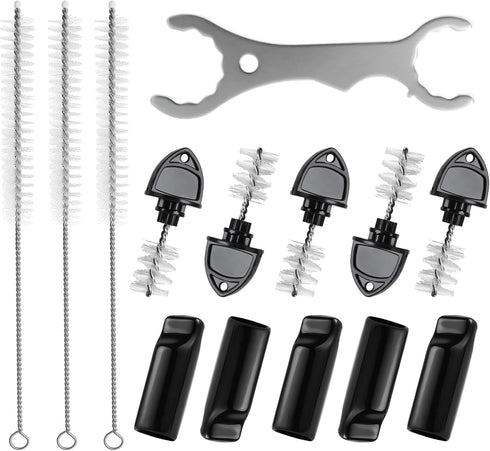 Draft Beer Tap Plugs Brush Beer Faucet Plug 5PCS Beer Keg Tap Plugs, 5PCS Beer Keg Tap Cover Beer Faucet Brush Caps Cover, 3PCS Long Cleaning Brus...