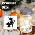 60 Pieces Stencils for Painting on Wood Small Reusable Stencil Flower Animal Deer Bear Butterfly Bird Bee Mountain Themed DIY Craft Template Paint...