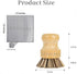 Kitchen Cleaning Scrubbers Set for Washing Cast Iron Pan/Pot?15Pcs Non Scratch Wire Dishcloth,1Pcs Palm Pot Dish Brush...