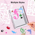 24 Pieces Mixed Shapes Drawing Journal Stencils Kit,Animal Flowers Scale Painting Templates for DIY Schedule Wall Art Design,Reusable Plastic Pain...