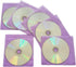 CD/DVD/BluRay Sleeves,Double-Sided Refill Plastic Sleeve for CD and DVD Storage Binders,100 Pack (Purple)...