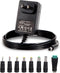 18V AC DC Power Supply Adapter 18Volt 1 Amp Charger DC 18V 1A Power Cord with 8 Interchangeable Jacks for 100mA 200mA 300mA 400mA 500mA 600mA 800m...