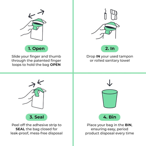 Fab Little Bag Starter Plus Pack - 45 Sanitary Disposal Bags Plus Recyclable Refill Pack for Out and About (45 Pack)...