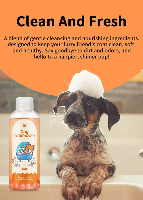 Dog Shampoo for Sensitive Skin | Deodorizing Pet Wash | Cat & Dog-Friendly Formula | Odor Control & Moisturizing | Ideal for Smelly Dogs | Soothin...
