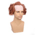 Short Orange Brown Wig for Halloween Cosplay Party Heat Resistant Synthetic Wig with Wig Cap...