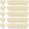 Shapenty Unfinished Wooden Hearts Bulk Blank Wood Slices Discs DIY Craft Cutout Pieces for Wedding Guest Signing Book Frame Album Valentine Christ...