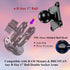 BRCOVAN 1'' Ball Mount Base with Aluminum Alloy 4-Hole AMPS Square Plate & 1'' TPU Ball Adapter Compatible with RAM Mounts B Size 1 Inch Ball Doub...