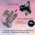 BRCOVAN 2 PCS, 1'' Ball Mount Base with Aluminum Alloy 4-Hole AMPS Square Plate & 1'' TPU Ball Adapter Compatible with RAM Mounts B Size 1 Inch Ba...