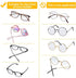 Anti-Slip Nose Pads Silicone Butterfly Shape - 13 Pairs Soft Non-Slip Adhesive Nose Pads for Reading Glasses Sunglasses Spectacles - Super Sticky ...