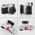 Haoge LH-X53B 3in1 Lens Hood with Adapter Ring with Cap Set for Fujifilm X100VI Fuji FinePix X70 X100 X100S X100T X100F X100V Camera Black replace...