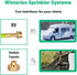 Lead -Free Brass 16.9" Winterize Sprinkler System RV Motorhome Boat Camper and Travel Trailer: Air Comp Quick-Connect Plug To 3/4" Garden Hose Fau...