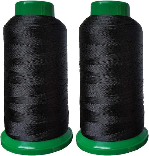 Polyester Thread Heavy Duty Bonded UV Resistant High Strength Outdoor Thread #69 T70 Size 210D/3Ply for Upholstery, Outdoor Market, Drapery, Leath...